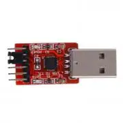 USB - RS232 soros port átalakító TTL szintű - CP2102, RST láb is